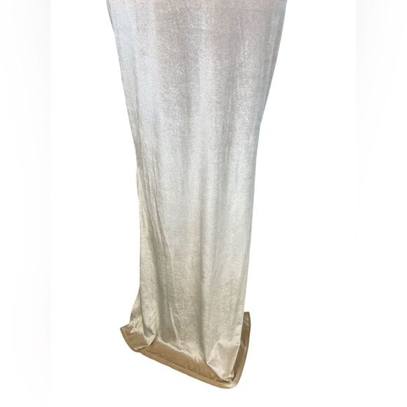 Lavetir Velvet Champagne Maxi/Gown. Size 8 - Picture 8 of 14